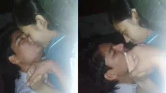 Young Desi GF Kissing Her Boyfriend Getting Hot Together