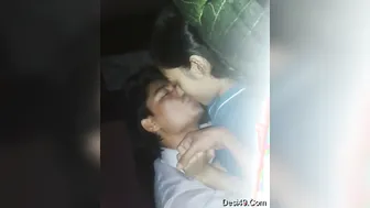 Young Desi GF Kissing Her Boyfriend Getting Hot Together