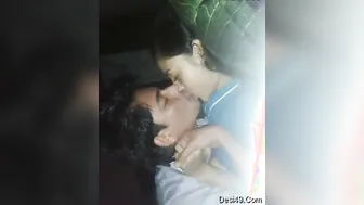 Young Desi GF Kissing Her Boyfriend Getting Hot Together