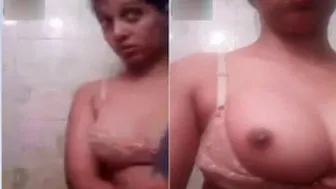 My GF On Video Call Stripping Showing Her Perky Tits Off