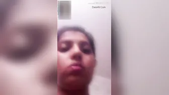My GF On Video Call Stripping Showing Her Perky Tits Off
