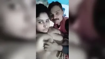 My GF Moaning While Her Lover Sucks On Her Perfect Boobs