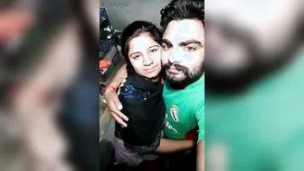 Young Desi Couple Making Out Kissing Passionately In Their Room