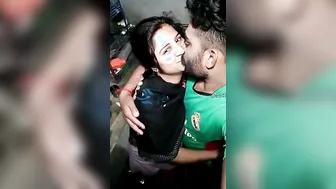 Young Desi Couple Making Out Kissing Passionately In Their Room