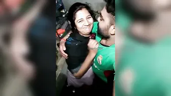 Young Desi Couple Making Out Kissing Passionately In Their Room