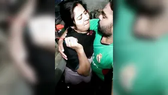 Young Desi Couple Making Out Kissing Passionately In Their Room