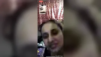 Married Bhabhi Getting Horny On Video Call Flashing Her Big Tits