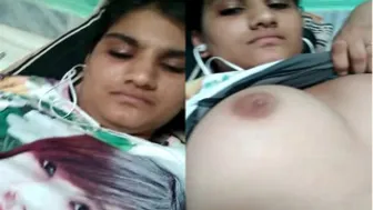 My Indian Babe Showing Off Her Massive Boobs And Thick Ass Alone