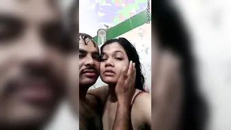 Desi Lovers Getting Steamy Together In Bathroom Morning Quickie