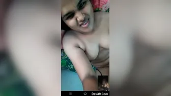 My Girl On Video Call Spreading Legs Showing Her Tight Pink Hole