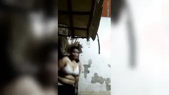 Married Wife Caught Changing Getting Ready After Shower Time Fun