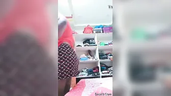 Desi Babe Changing Clothes After Shower Caught On Camera