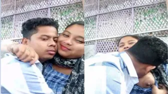 College GF Getting Her Tits Sucked Outdoors By Lover