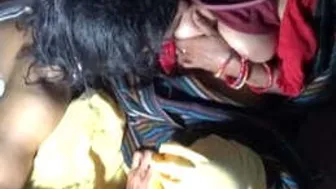 Sucking My Babes Perfect Tits During Our Late Night Session