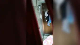 Married Bhabhi Bathing And Washing Clothes Caught On Camera