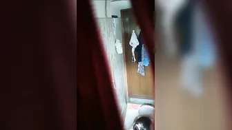 Married Bhabhi Bathing And Washing Clothes Caught On Camera