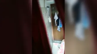 Married Bhabhi Bathing And Washing Clothes Caught On Camera