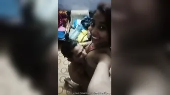 Sucking On My Indian GFs Perfect Tits In Bedroom