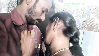 Tamil Boyfriend And GF Kissing Passionately At Home