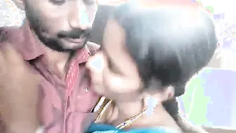 Tamil Boyfriend And GF Kissing Passionately At Home