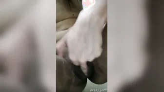 Sexy GF Flashing Boobs And Fingering Pussy On Selfie
