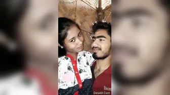 Desi Lovers Making Out And Groping Tits In Restaurant Corner