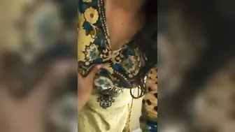 Bhabhi Letting Her Devar Squeeze Her Tits During Home Visit
