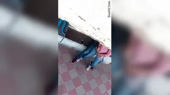 Young Couple Getting Wild In The Park After Midnight Rendezvous