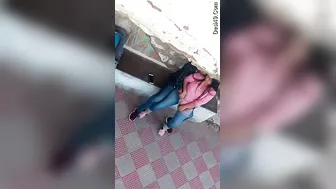 Young Couple Getting Wild In The Park After Midnight Rendezvous