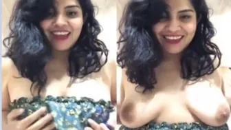Village Girl Showing Off Her Massive Boobs In Private Video