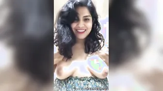Village Girl Showing Off Her Massive Boobs In Private Video
