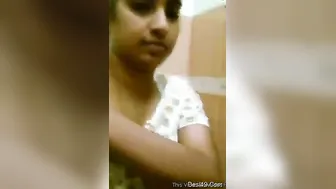 Desi GF Flashing Her Perfect Boobs On Video Call Today