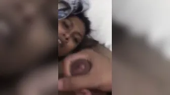 Horny GF Playing With Herself Getting Wet And Moaning