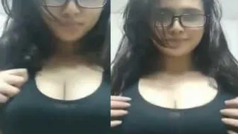 Nri Girl Stripping And Showing Off Her Perky Tits On Video