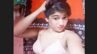 Village GF Shyly Flashing Her Perky Tits Just For Me