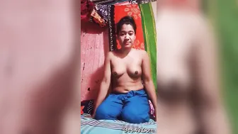 Village GF Shyly Flashing Her Perky Tits Just For Me