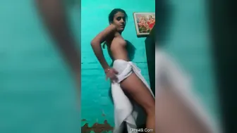 My College GF Stripping Off Revealing Her Perfect Tits