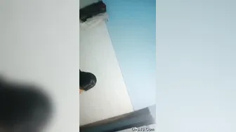 Watching My Indian GF Bathing Naked Through Door
