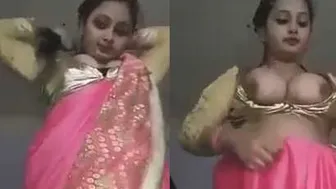 Hot Bhabhi Letting Me Squeeze And Play With Her Soft Boobs