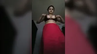 Hot Bhabhi Letting Me Squeeze And Play With Her Soft Boobs