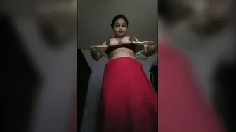 Hot Bhabhi Letting Me Squeeze And Play With Her Soft Boobs