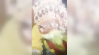 Married Bhabhi Flaunting Her Huge Tits And Freshly Shaved Pussy