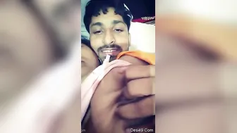 Horny Bhabhi Getting Her Big Boobs Pressed By Her Younger Lover