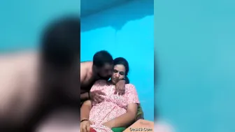 Desi Lovers Kissing Passionately While Groping Her Soft Boobs