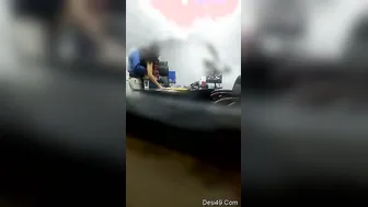 Hot GF Giving Me A Handjob While Playing With Her Tits