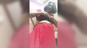 Horny Married Aunty Exposing Her Massive Tits For The Camera