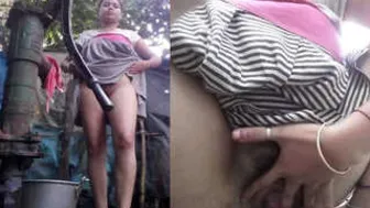 Desi GF Showing Off Her Thick Ass Cheeks Bouncing Naked