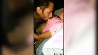 Newlywed Desi Couple Making Out And Sucking Boobs On Wedding Night
