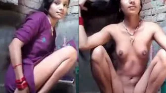 Desi Village Wife Exposing Her Tits And Pussy For Neighbor Guy