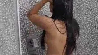 Indian Teen Bathing Secretly Caught On Hidden Camera At Home